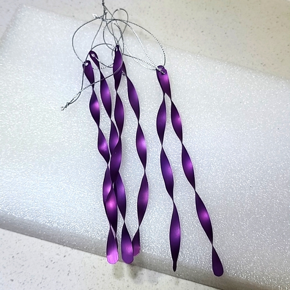 24pc New Ornaments, Purple